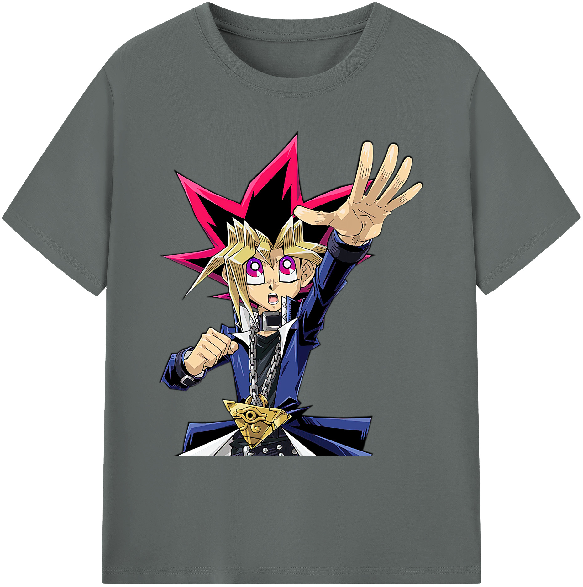 （画像用） 遊☆戯☆王 Yu-Gi-Oh! 綿100％ メンズ半袖Tシャツ｜肌触りやわらか＆通気性